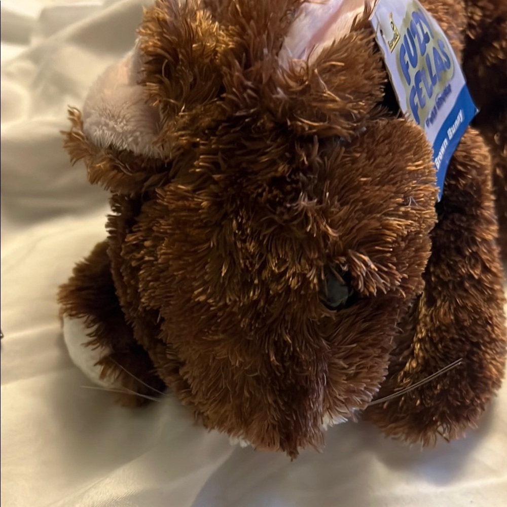 Fuzzy Fellas Brown Bunny Plush